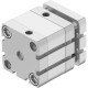 Компактный пневмоцилиндр Festo ADNGF-50-15-P-A