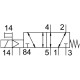 Распределитель с электромагнитным управлением Festo VUVS-L30-M52-MZD-G38-F8