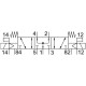 Базовый распределитель Festo CPE18-P1-5/3BS-1/4