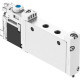 Распределитель с электромагнитным управлением Festo VUVG-L10-M52-RT-M5-1H2L-W1
