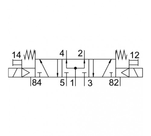 Распределитель с электромагнитным управлением Festo VUVS-L20-P53U-MD-G18-F7