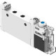 Распределитель с электромагнитным управлением Festo VUVG-L10-M52-RT-M5-1H2L-W1