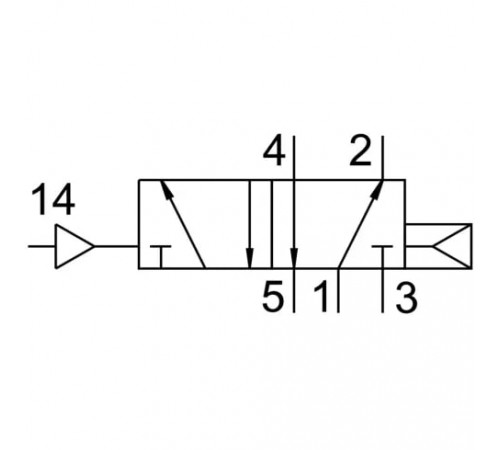 Базовый распределитель Festo C-5/2-1/4
