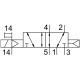 Распределитель с электромагнитным управлением Festo VMPA14-M1H-M-S-G1/8-PI