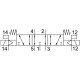 Распределитель с электромагнитным управлением Festo MN1H-5/3E-D-1-S-C