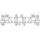Распределитель с электромагнитным управлением Festo MFH-5/3E-D-3-S-C