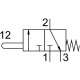 Нажимной распределитель Festo V-3-1/4-B