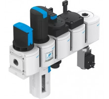 Блок подготовки воздуха, комбинация Festo MSB4-1/4:C3J1D1A1F3-WP