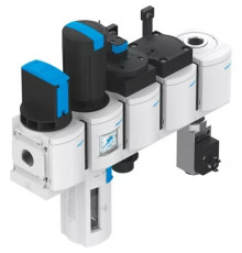 Блок подготовки воздуха, комбинация Festo MSB4-1/4:C3J1D1A1F3-WP