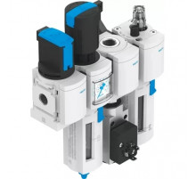 Блок подготовки воздуха, комбинация Festo MSB4-1/4:C3J1F3M1-WP