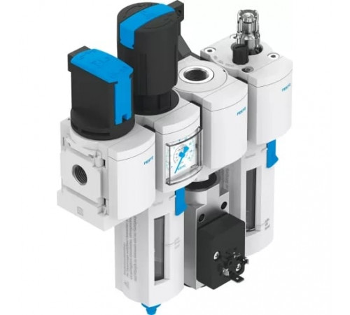 Блок подготовки воздуха, комбинация Festo MSB4-1/4:C3J1F3M1-WP