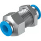Муфта цанговая для панельного монтажа прямая Festo QSS-8-F
