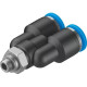 Тройник цанговый с резьбой Festo QSY-M5-6