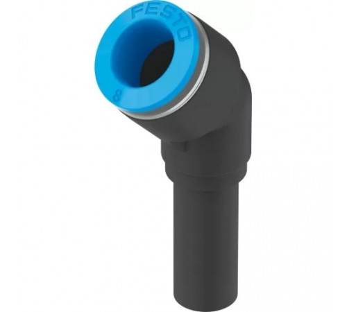 Штуцер цанговый угловой 45° переходной Festo QSW-3/8-10