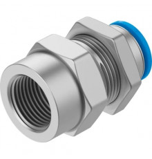Штуцер цанговый для панельного монтажа Festo QSSF-1/4-8-B