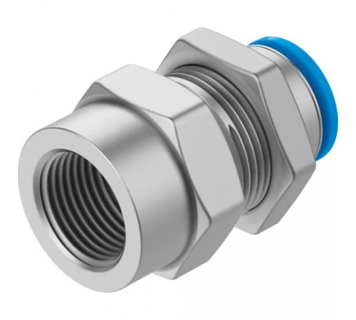 Штуцер цанговый для панельного монтажа Festo QSSF-1/4-8-B