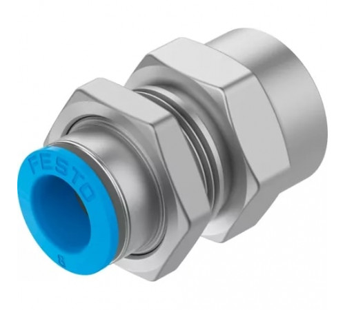 Штуцер цанговый для панельного монтажа Festo QSSF-1/4-8-B