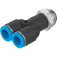 Тройник цанговый с резьбой Festo QSY-G1/4-10