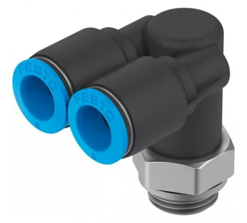 Тройник цанговый с резьбой угловой Festo QSYL-G1/4-8