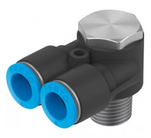Тройник цанговый с резьбой угловой Festo QSYLV-1/4-8