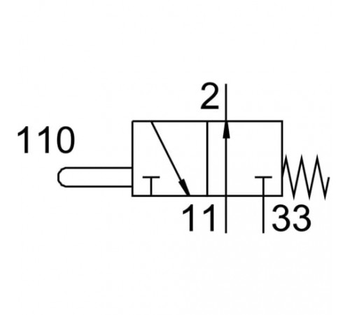 Пневматический концевой выключатель Festo SO-3-PK-3-B