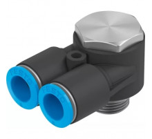 Тройник цанговый с резьбой угловой Festo QSYLV-G1/4-8