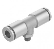 Тройник цанговый с резьбой Festo NPQH-T-M5-Q6-P10