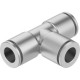 Тройник цанговый прямой Festo NPQH-T-Q8-E-P10