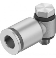 Штуцер цанговый угловой с наружным шестигранником Festo NPQM-LH-M5-Q6-P10