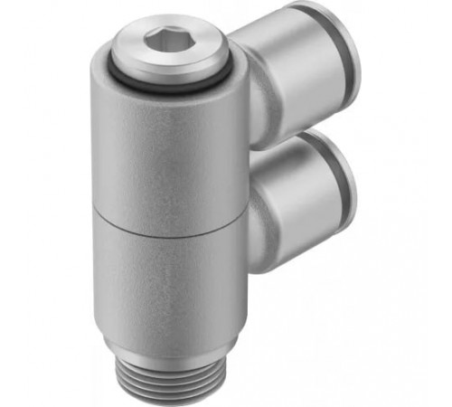 Тройник цанговый с резьбой поворотный Festo NPQM-LFK-G14-Q8-P10