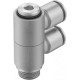 Тройник цанговый с резьбой поворотный Festo NPQM-LFK-G14-Q8-P10