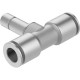 Тройник цанговый со втулкой Festo NPQM-T-Q8-S8-P10