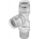 Тройник цанговый с резьбой переходной Festo NPQP-LQ-R18-Q8-FD-P10