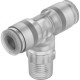 Тройник цанговый с резьбой Festo NPQP-T-R14-Q8-FD-P10