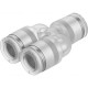 Тройник цанговый прямой Festo NPQP-Y-Q8-E-FD-P10