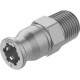 Штуцер цанговый Festo CRQS-1/4-8 из нержавеющей стали