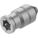 Штуцер цанговый с внутренним шестигранником Festo CRQS-M5-6-I из нержавеющей стали
