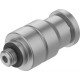 Штуцер цанговый с внутренним шестигранником Festo CRQS-M5-6-I из нержавеющей стали