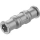 Муфта цанговая прямая Festo CRQS-8 из нержавеющей стали