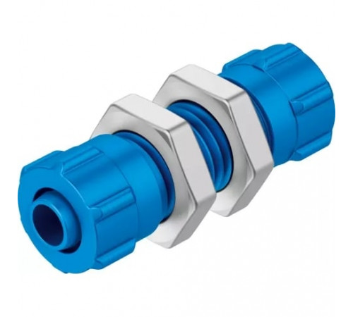 Муфта ниппельная с накидной гайкой для панельного монтажа Festo SCK-PK-4