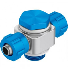 Тройник ниппельный с резьбой и накидной гайкой Festo TCK-1/4-PK-4