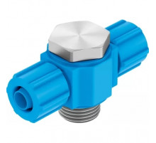 Тройник ниппельный с резьбой и накидной гайкой Festo TCK-1/4-PK-4-KU