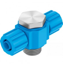 Тройник ниппельный с резьбой и накидной гайкой Festo TCK-1/4-PK-4-KU