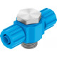 Тройник ниппельный с резьбой и накидной гайкой Festo TCK-1/4-PK-4-KU