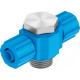 Тройник ниппельный с резьбой и накидной гайкой Festo TCK-1/4-PK-4-KU