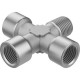 Фитинг крестообразный резьбовой Festo NPFC-X-R14-3G14-MFFF