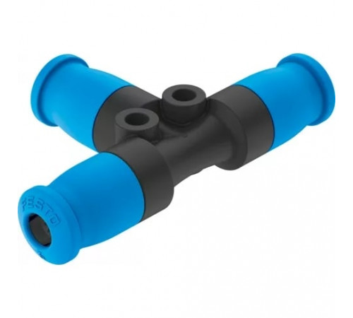 Т-образный клик фитинг Festo NPKA-T-Q6-E-P10