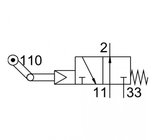 Распределитель с тумблеров Festo LOS-3-1/8