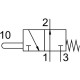 Нажимной распределитель Festo VO-3-1/4-B