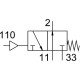 Базовый распределитель Festo LOCB-3-1/4